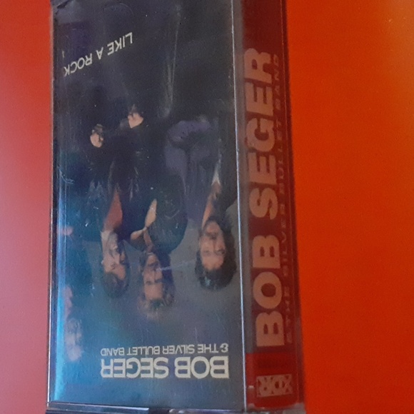 Bob Seger & The Silver Bullet Band Like A Rock Cassette Tape 1986 - Picture 2 of 6